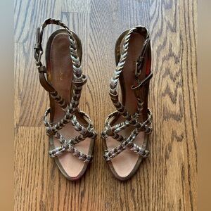 BCBGMaxAzria Braided Multi-Color Sandals